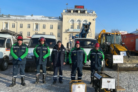 Смотр готовности сил и средств Салаватского звена Башкирской территориальной подсистемы Российской системы предупреждения и ликвидации чрезвычайных ситуаций